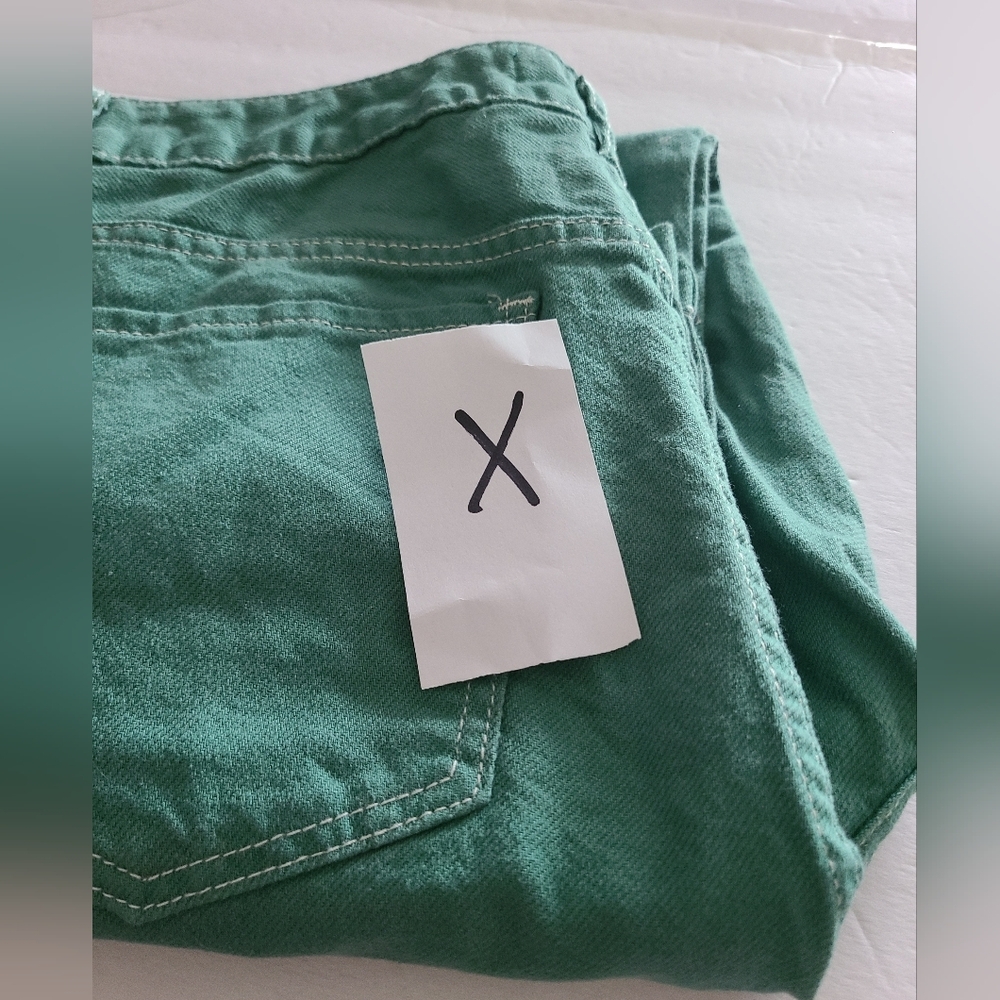 S.O.N.G Green Cargo Pants Women's Sz.15/32 - Picture 7 of 7